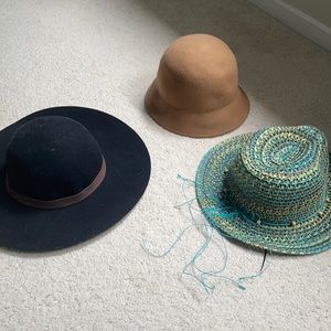 Three hats